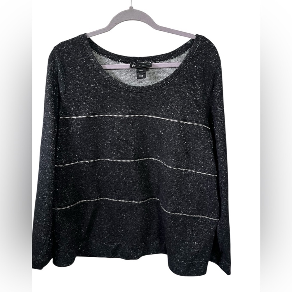Lane Bryant Shimmering Sweatshirt Sz 18/20
